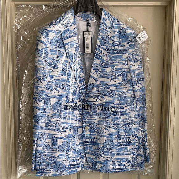 Vineyard Vines Other - Vineyard Vines Linen Kentucky Derby Blazer 40R